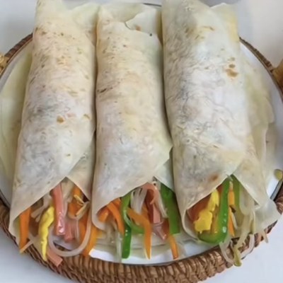 薄饼卷菜